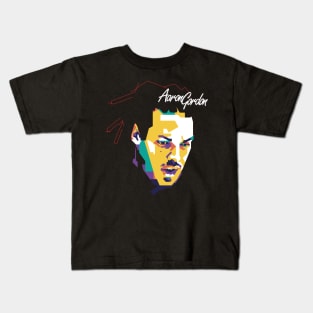 Aaron Gordon Pop Art Style Kids T-Shirt